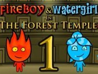 Fireboy and Watergirl in The Forest Temple Online Puzzle Game
