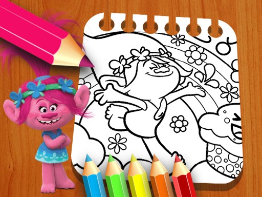 Les Trolls Coloring Book Online Game