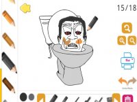 Skibidi Coloring Online Game