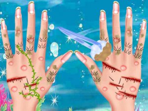 Mermaid Save The Ocean Cleanup Game