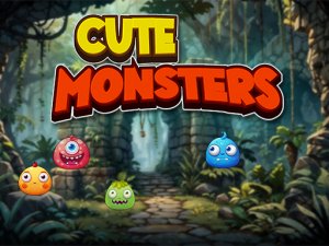 Cute Monster Match Puzzle