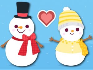 Love Snowballs Christmas Puzzle