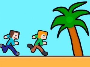 Steveman and Alexwoman 2 Online Adventure Game