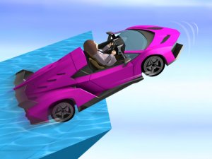 Water Surfer Car Stunt Online Game