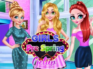 Girls Pre Spring Getup Dress Up Game