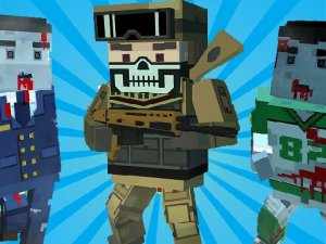 Blocky Shooting Arena 3D Pixel Online Game