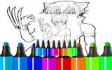 Anime Boys Coloring Book: Free Art Game