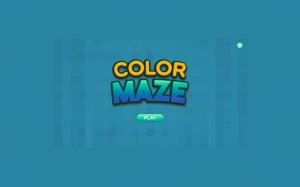 Color Maze Puzzle: Ball Rolling & Path Coloring Game
