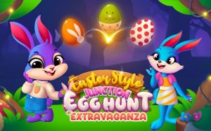 Easter Style Junction: Egg Hunt Extravaganza - Bunny Dressup & Egg Catch Game