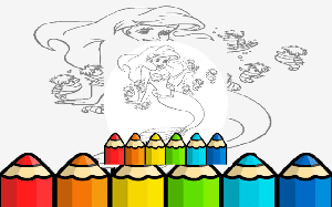 Kid Mermaids Coloring Game